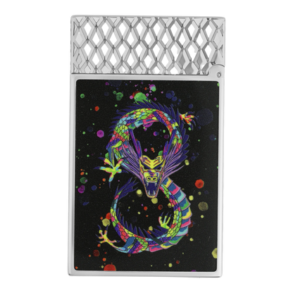 S.T. Dupont Limited Edition Ligne 2 Perfect Cling Year of the Dragon Black Lacquer & Palladium, C16527