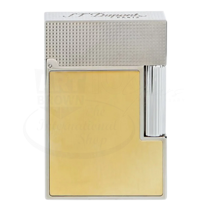 S.T. Dupont Ligne 2 Small Diamond Head Perfect Cling with Gold Brushed Finish, C18601