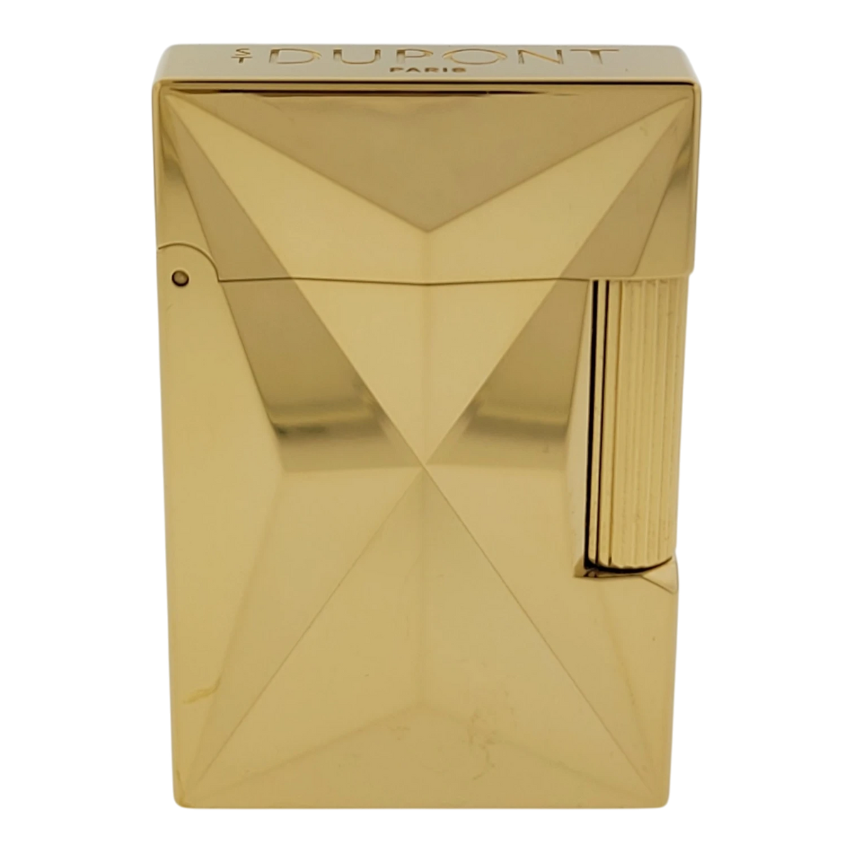 S.T. Dupont Display Model Ligne 2 Small Fire X Gold Lighter, C18611-D
