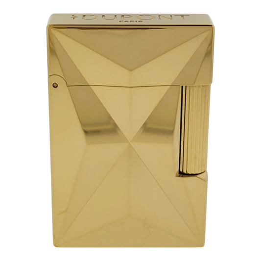 S.T. Dupont Display Model Ligne 2 Small Fire X Gold Lighter, C18611-D