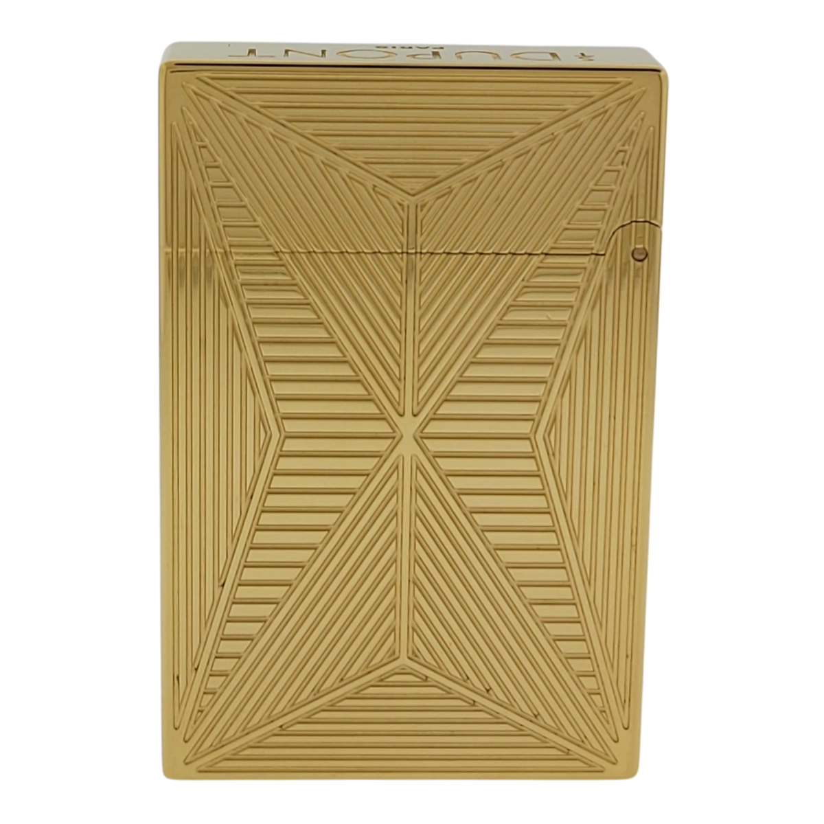 S.T. Dupont Display Model Ligne 2 Small Fire X Gold Lighter, C18611-D