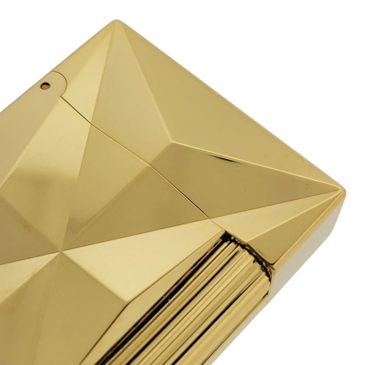 S.T. Dupont Display Model Ligne 2 Small Fire X Gold Lighter, C18611-D