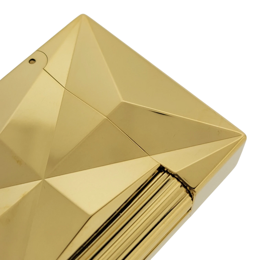 S.T. Dupont Display Model Ligne 2 Small Fire X Gold Lighter, C18611-D