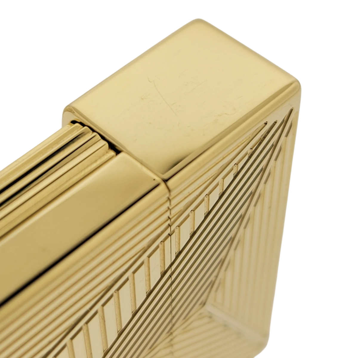 S.T. Dupont Display Model Ligne 2 Small Fire X Gold Lighter, C18611-D