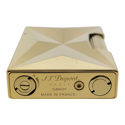 S.T. Dupont Display Model Ligne 2 Small Fire X Gold Lighter, C18611-D
