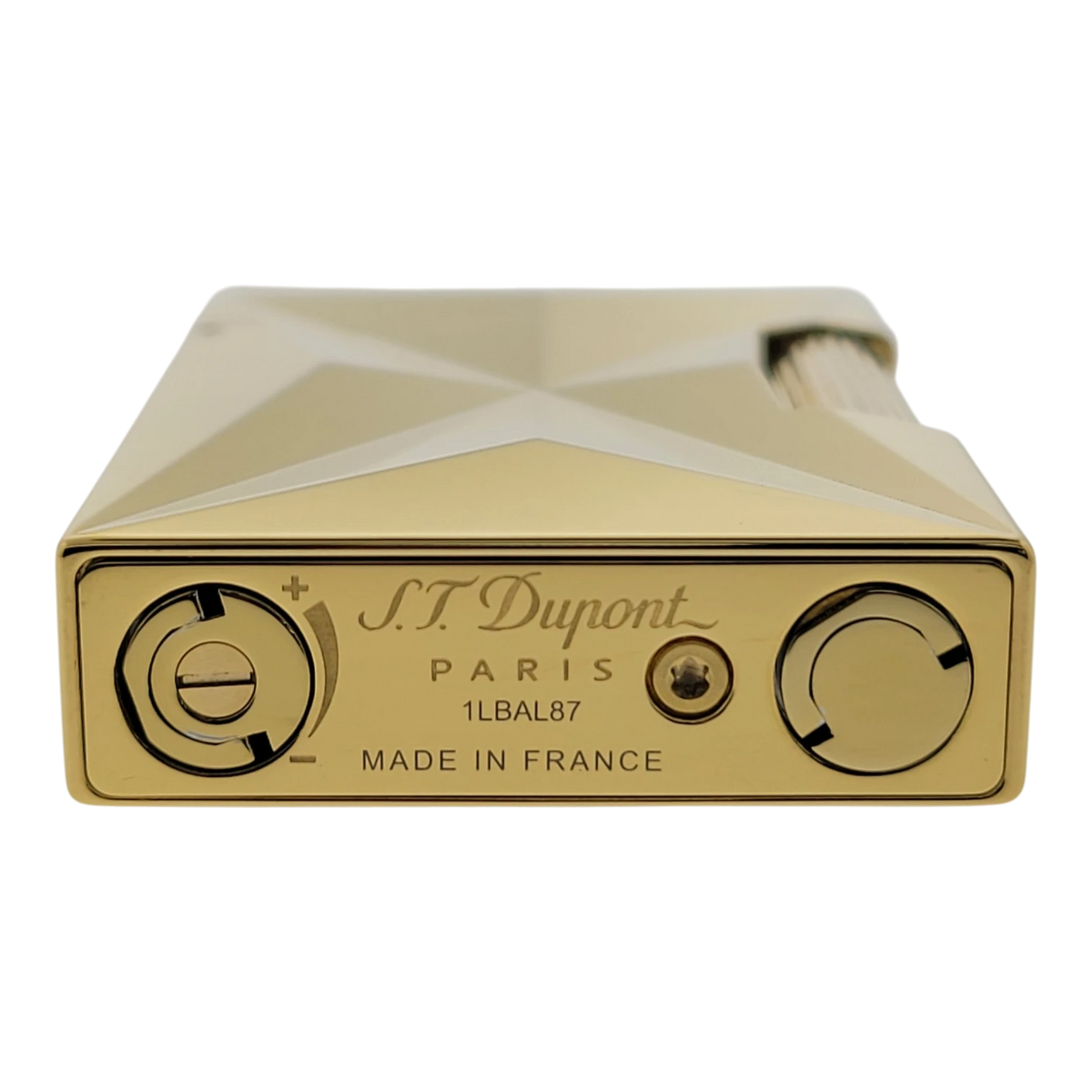 S.T. Dupont Display Model Ligne 2 Small Fire X Gold Lighter, C18611-D