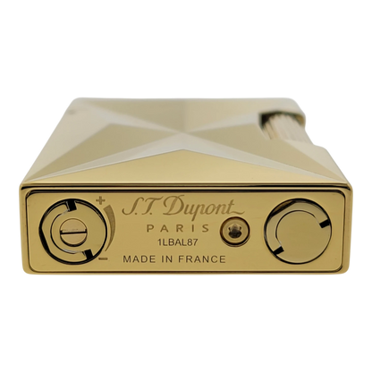 S.T. Dupont Display Model Ligne 2 Small Fire X Gold Lighter, C18611-D