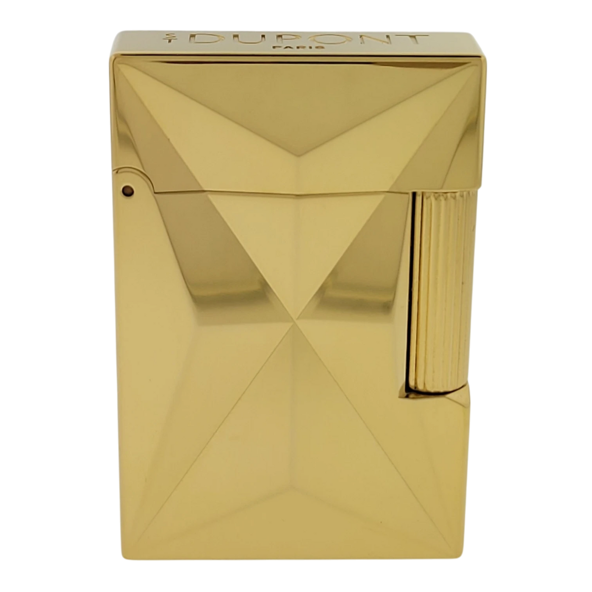 S.T. Dupont Display Model Ligne 2 Small Fire X Gold Lighter, C18611-D