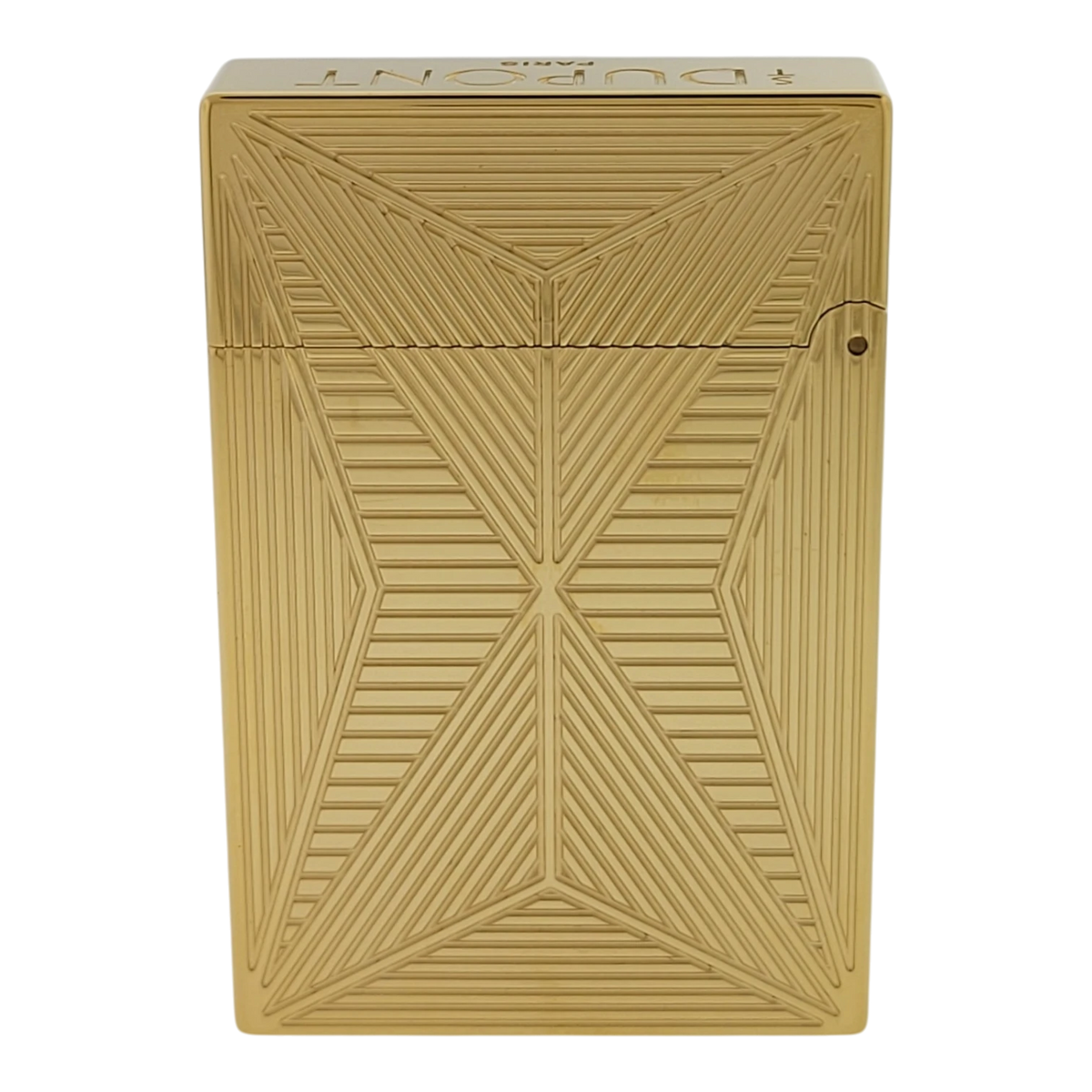 S.T. Dupont Display Model Ligne 2 Small Fire X Gold Lighter, C18611-D
