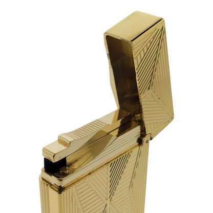 S.T. Dupont Display Model Ligne 2 Small Fire X Gold Lighter, C18611-D