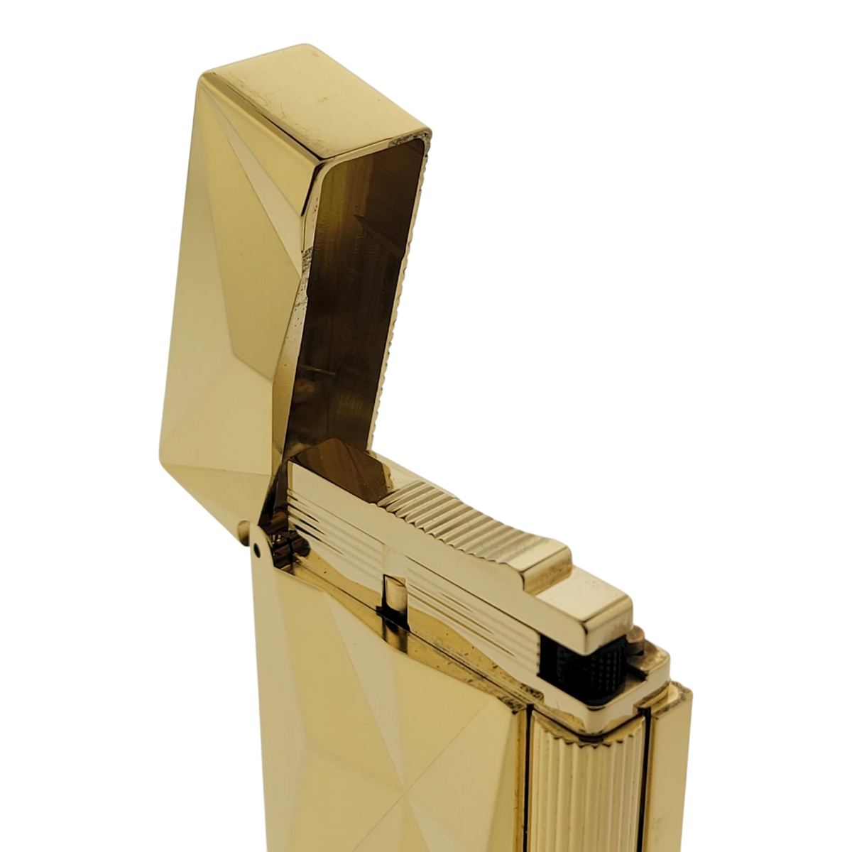 S.T. Dupont Display Model Ligne 2 Small Fire X Gold Lighter, C18611-D