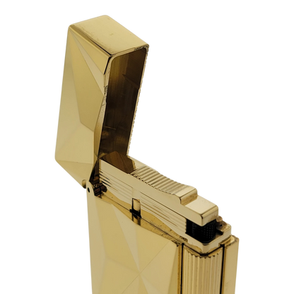 S.T. Dupont Display Model Ligne 2 Small Fire X Gold Lighter, C18611-D