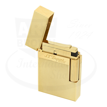 S.T. Dupont Ligne 2 Small Perfect Cling Gold Microdiamond Head Lighter C18692 gold-plated brass compact lighter