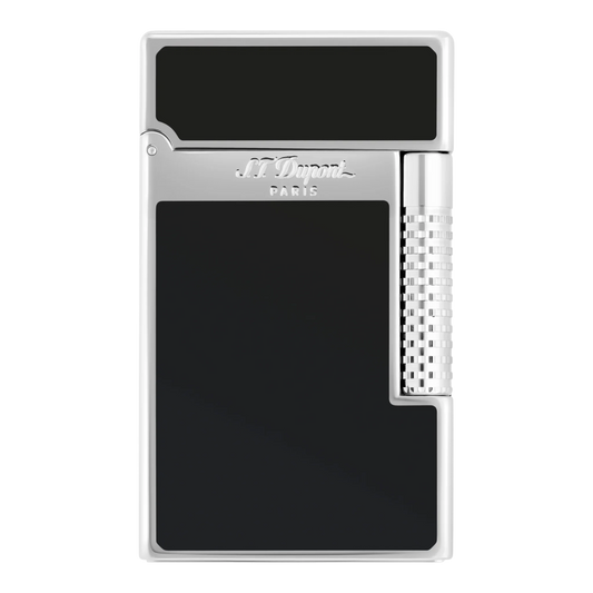 S.T. Dupont New Le Grand Perfect Cling Black Lacquer and Palladium Lighter, C23010