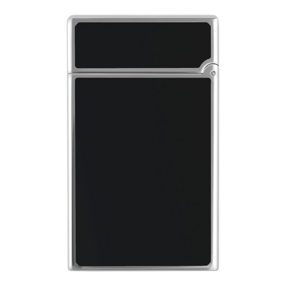 S.T. Dupont New Le Grand Perfect Cling Black Lacquer and Palladium Lighter, C23010