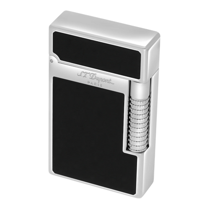 S.T. Dupont New Le Grand Perfect Cling Black Lacquer and Palladium Lighter, C23010