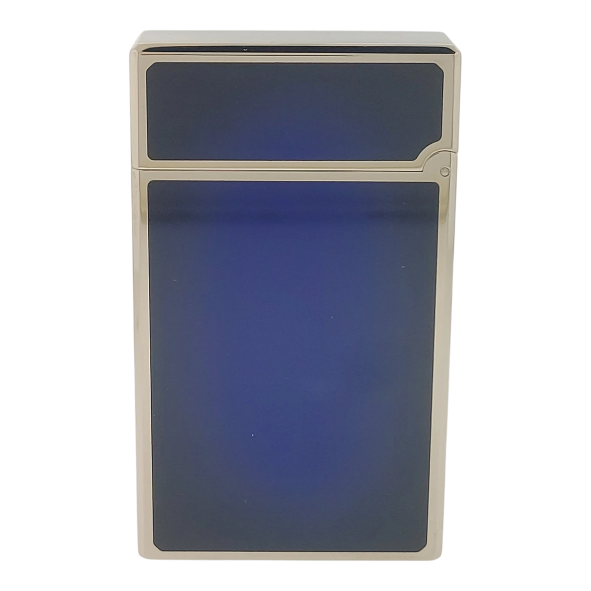 S.T. Dupont Demo Model New Le Grand Perfect Cling Blue Lacquer and Palladium Lighter, C23013-D2