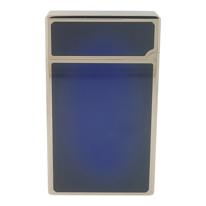 S.T. Dupont Demo Model New Le Grand Perfect Cling Blue Lacquer and Palladium Lighter, C23013-D2