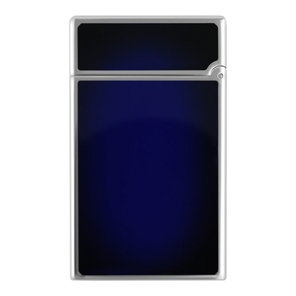 S.T. Dupont Le New Grand Perfect Cling Blue Lacquer and Palladium Lighter, C23013