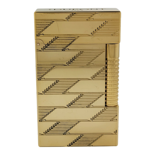 S.T. Dupont Display Model New Le Grand Monogram 1872 Gold Lighter, C23178-D