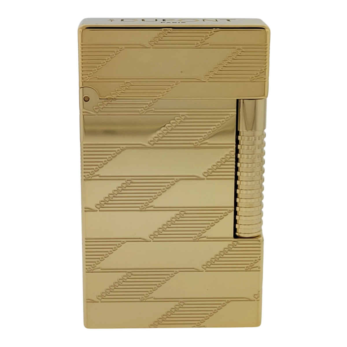 S.T. Dupont Display Model New Le Grand Monogram 1872 Gold Lighter, C23178-D