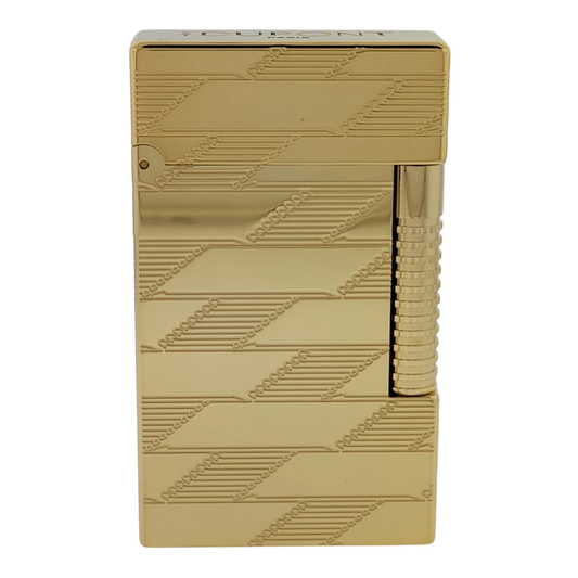 S.T. Dupont Display Model New Le Grand Monogram 1872 Gold Lighter, C23178-D