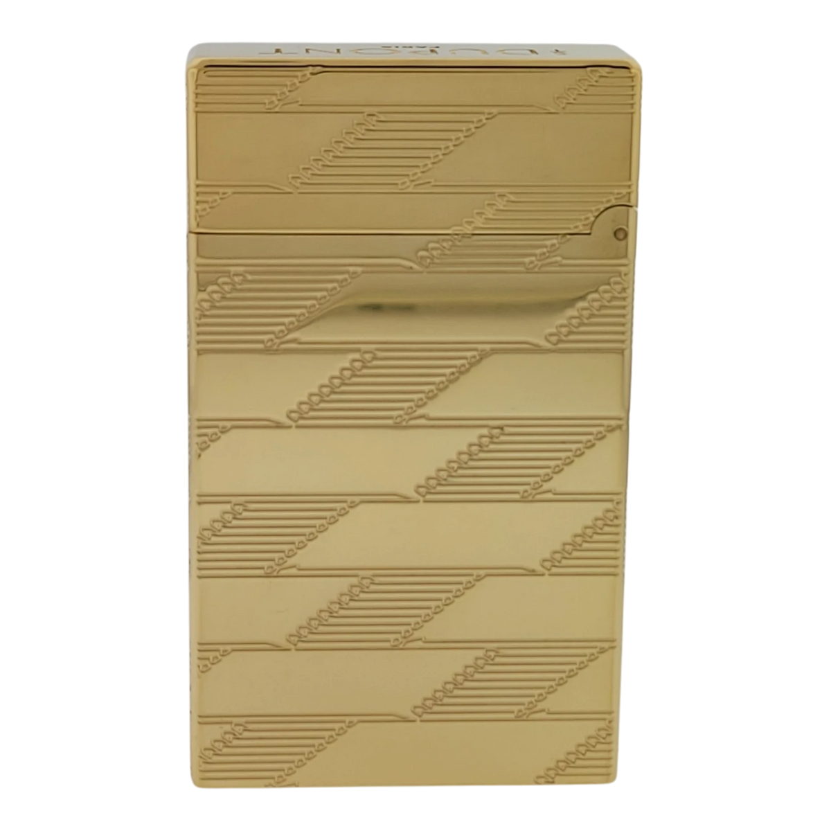S.T. Dupont Display Model New Le Grand Monogram 1872 Gold Lighter, C23178-D