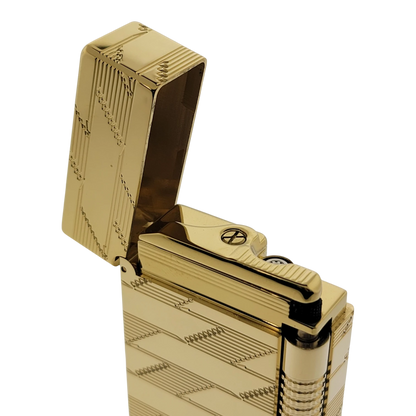 S.T. Dupont Display Model New Le Grand Monogram 1872 Gold Lighter, C23178-D