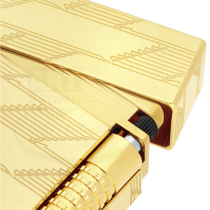 S.T. Dupont New Le Grand Monogram 1872 Gold Lighter, C23178