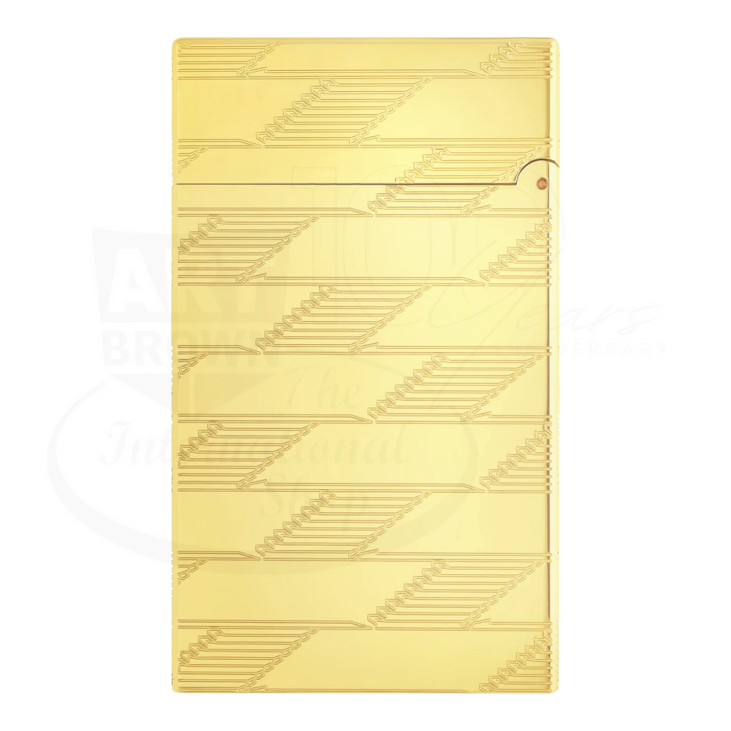 S.T. Dupont New Le Grand Monogram 1872 Gold Lighter, C23178