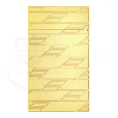S.T. Dupont New Le Grand Monogram 1872 Gold Lighter, C23178