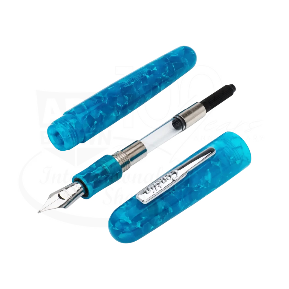 Conklin All American Turquoise Serenity Fountain Pen, CK76162
