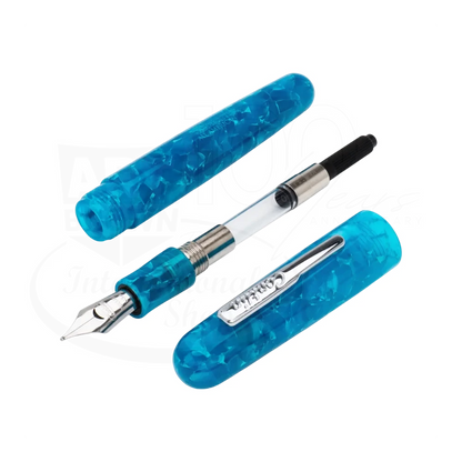 Conklin All American Turquoise Serenity Fountain Pen, CK76162