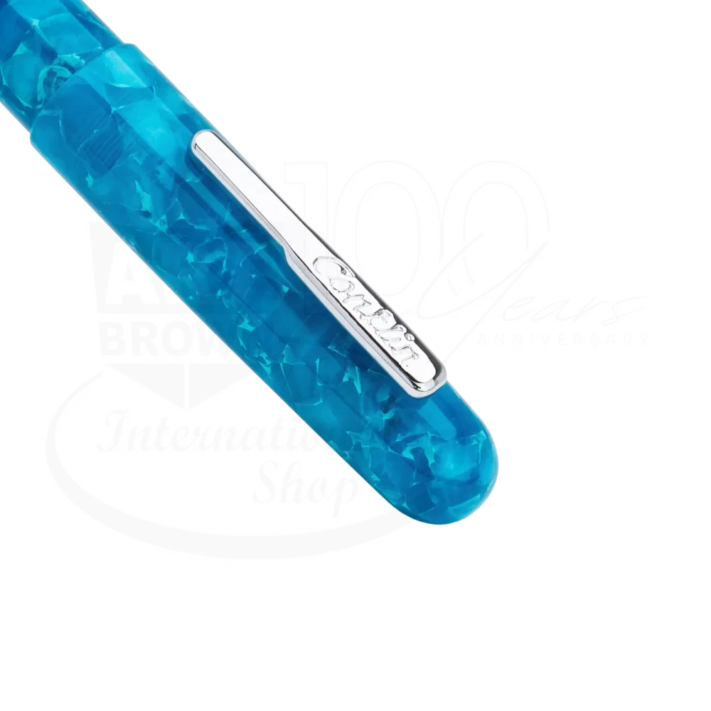 Conklin All American Turquoise Serenity Fountain Pen, CK76162