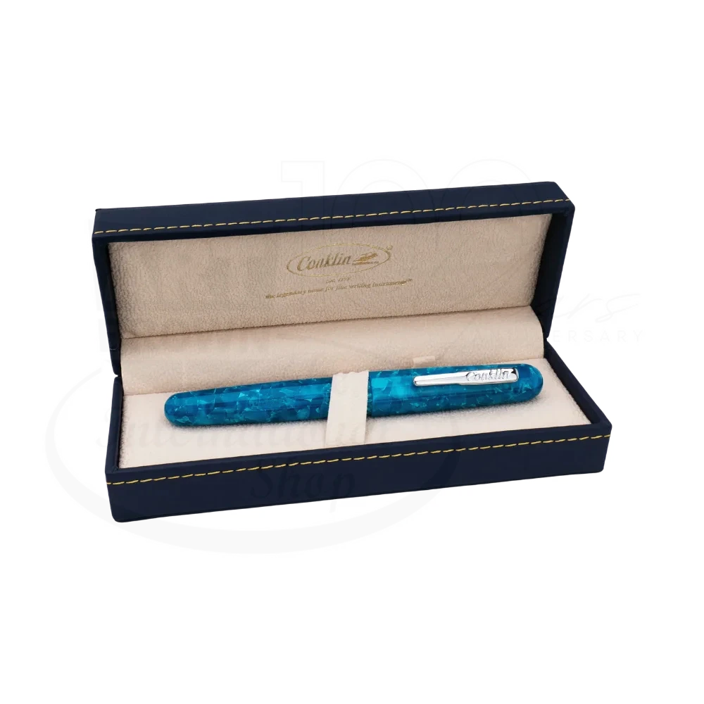 Conklin All American Turquoise Serenity Fountain Pen, CK76162