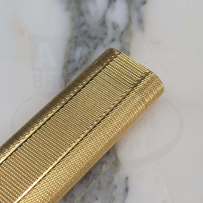 Preowned Vintage Cartier Gold Barley Grain Lighter, Cartier-10