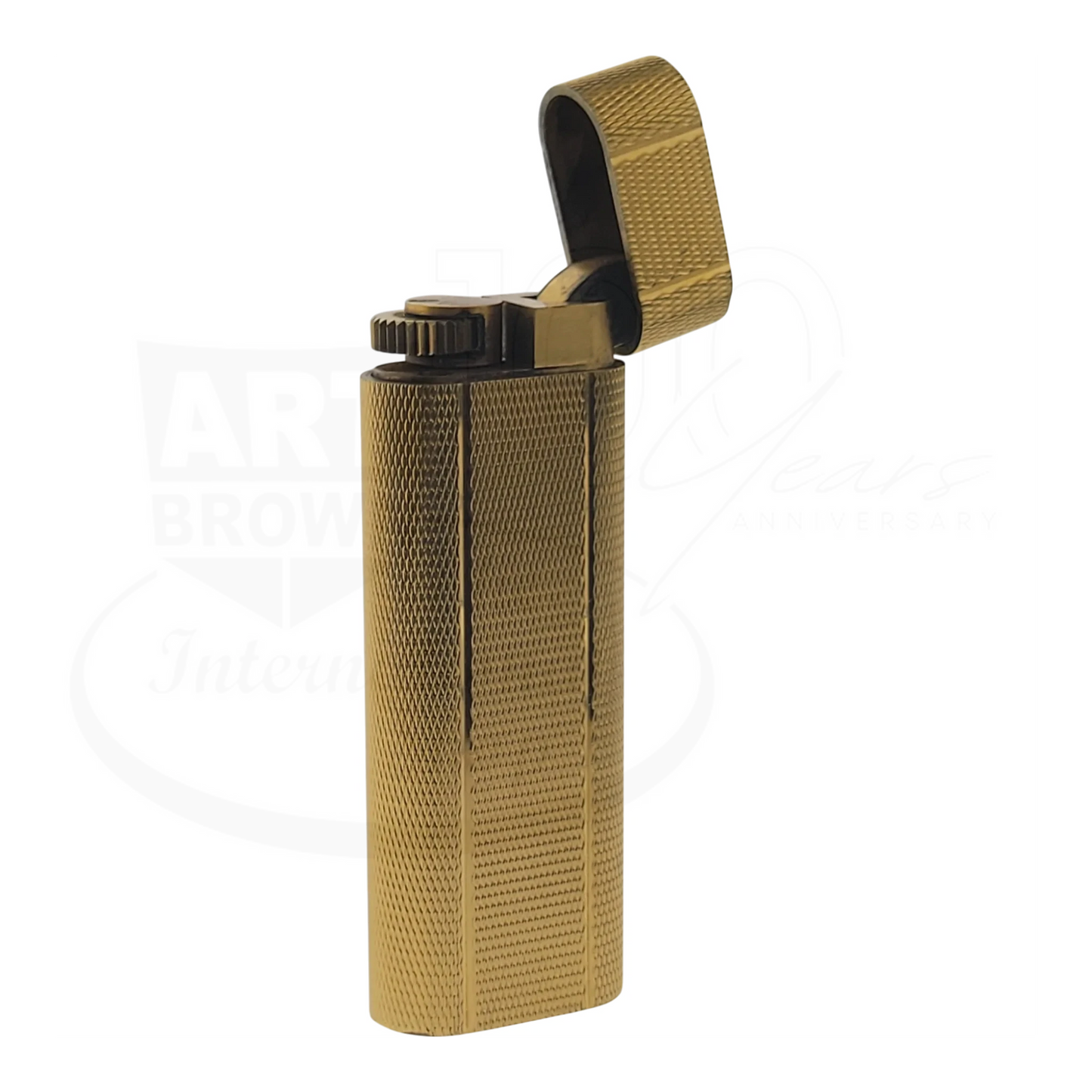 Preowned Vintage Cartier Gold Barley Grain Lighter, Cartier-10