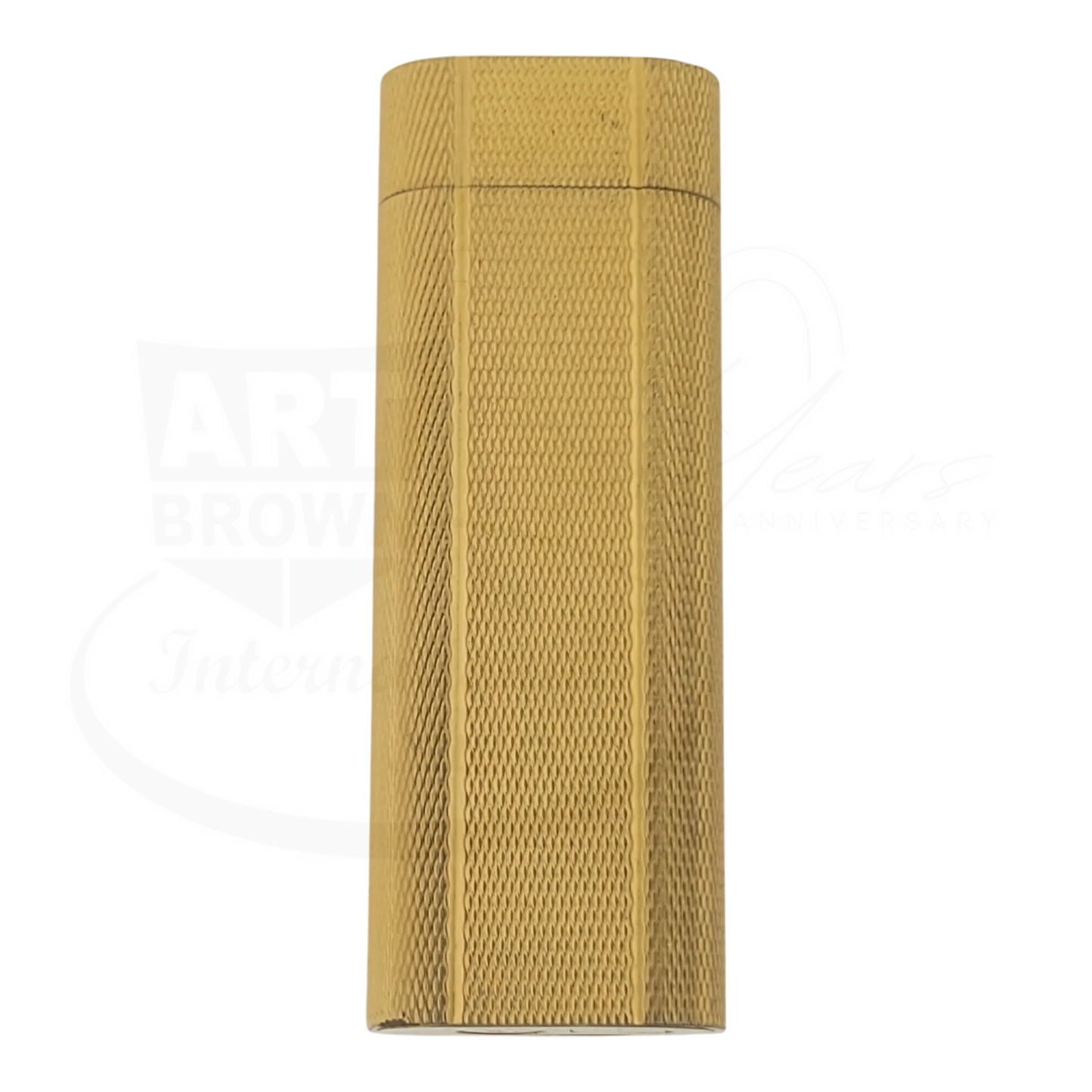 Preowned Vintage Cartier Gold Barley Grain Lighter, Cartier-10