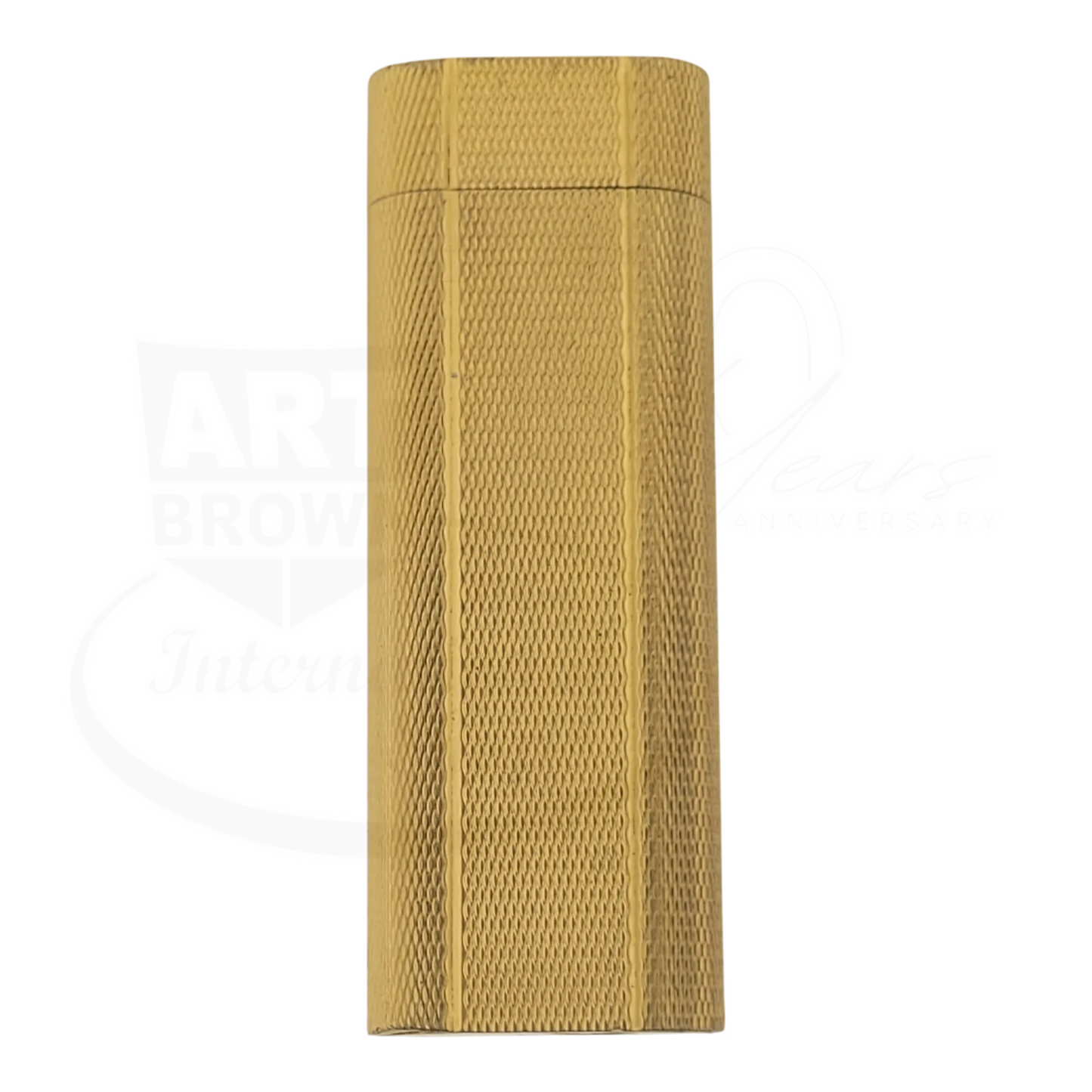 Preowned Vintage Cartier Gold Barley Grain Lighter, Cartier-10