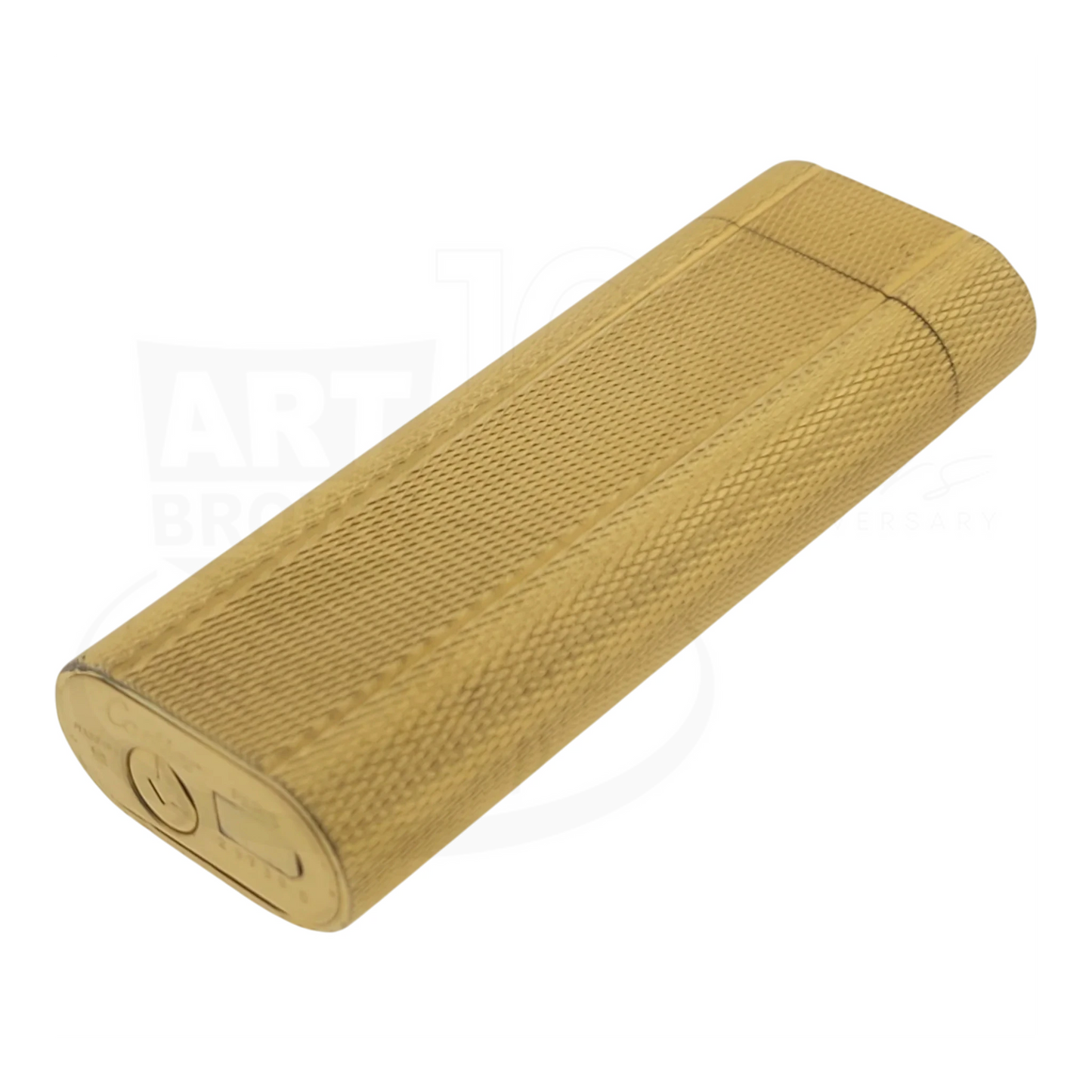 Preowned Vintage Cartier Gold Barley Grain Lighter, Cartier-10