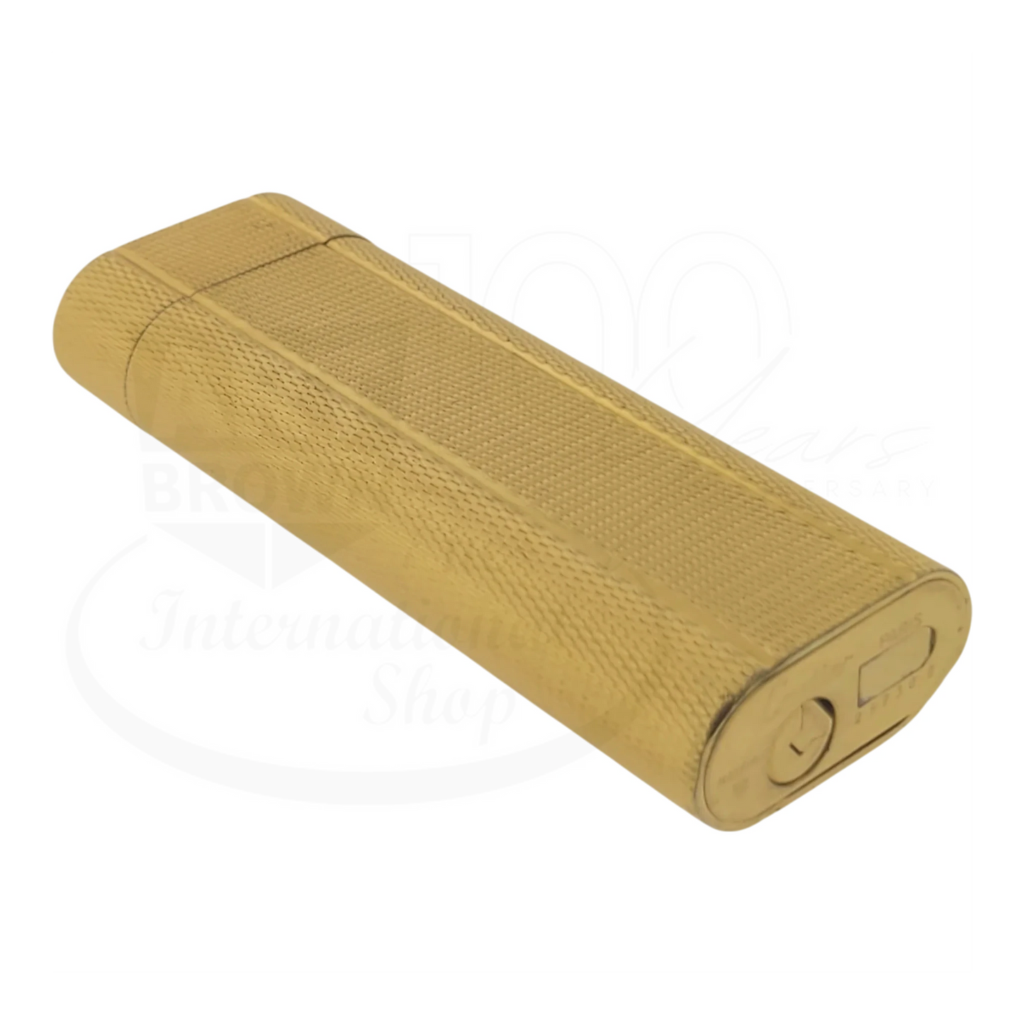 Preowned Vintage Cartier Gold Barley Grain Lighter, Cartier-10