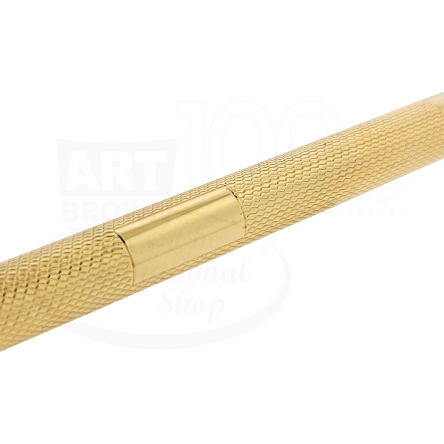 Vintage Preowned Cartier Solid 14K Gold Barley Grain Retractable Ballpoint Pen