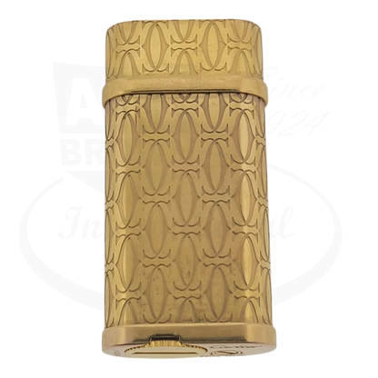 Cartier Preowned Vintage Cartier Pasha Gold Lighter Cartier-7 gold-tone with engraved double C pattern compact design