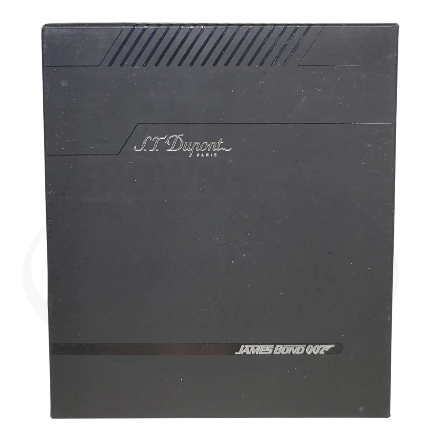 S.T. Dupont James Bond 007 Bullet Key Ring BOX ONLY black matte presentation box with silver logo and design accents