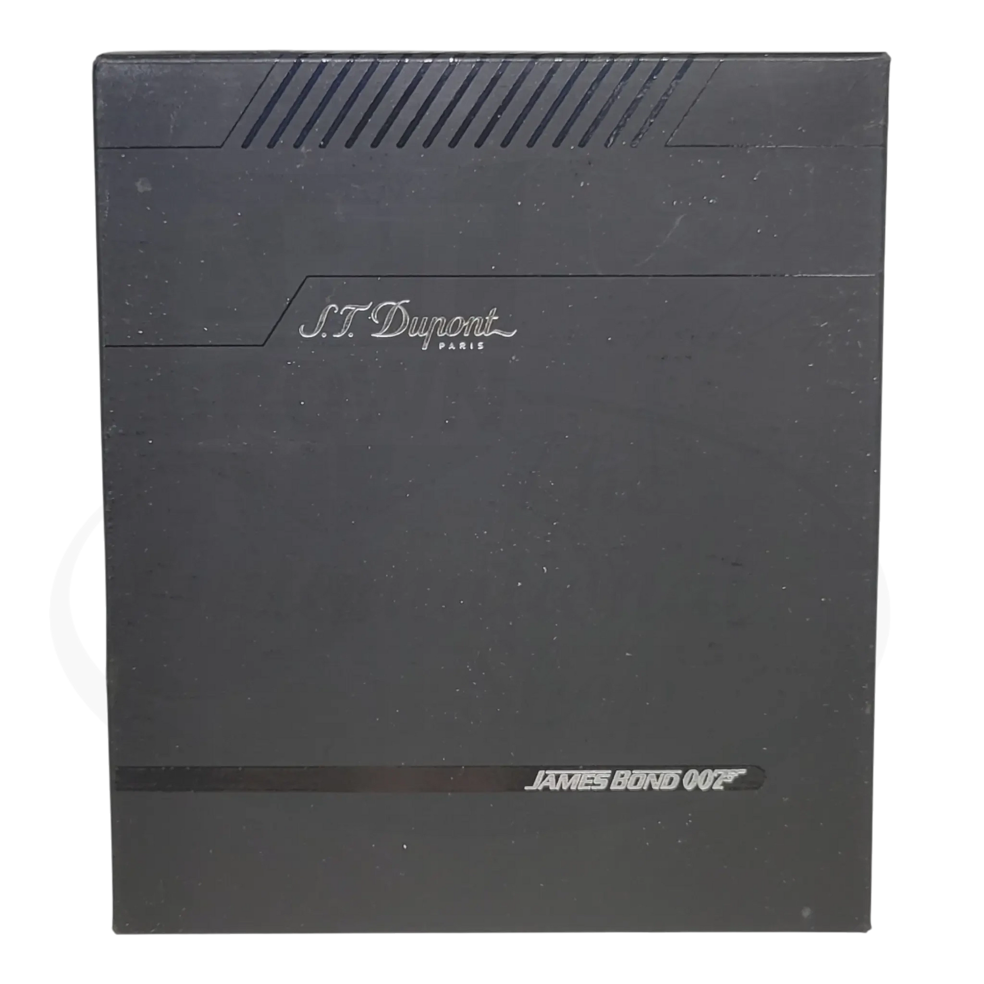 S.T. Dupont James Bond 007 Bullet Key Ring BOX ONLY black matte presentation box with silver logo and design accents