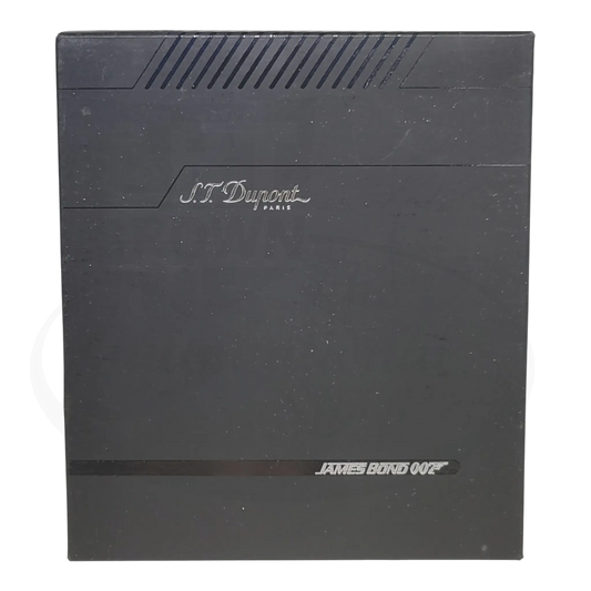 S.T. Dupont James Bond 007 Bullet Key Ring BOX ONLY black matte presentation box with silver logo and design accents