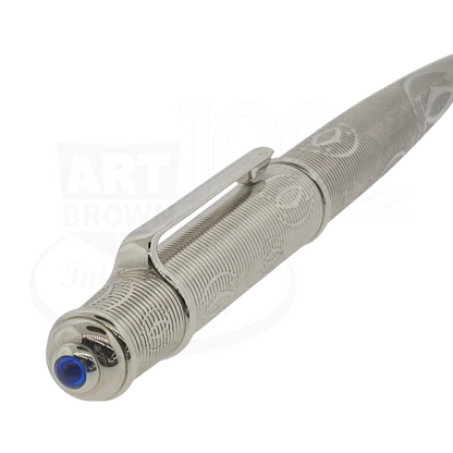 Preowned Cartier Diabolo Platinum Double-C Ballpoint Pen, Cartier-9