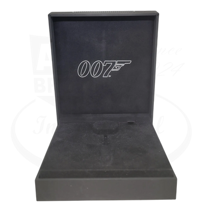 S.T. Dupont James Bond 007 Bullet Key Ring box only black velvet interior rectangular shape with embossed logo