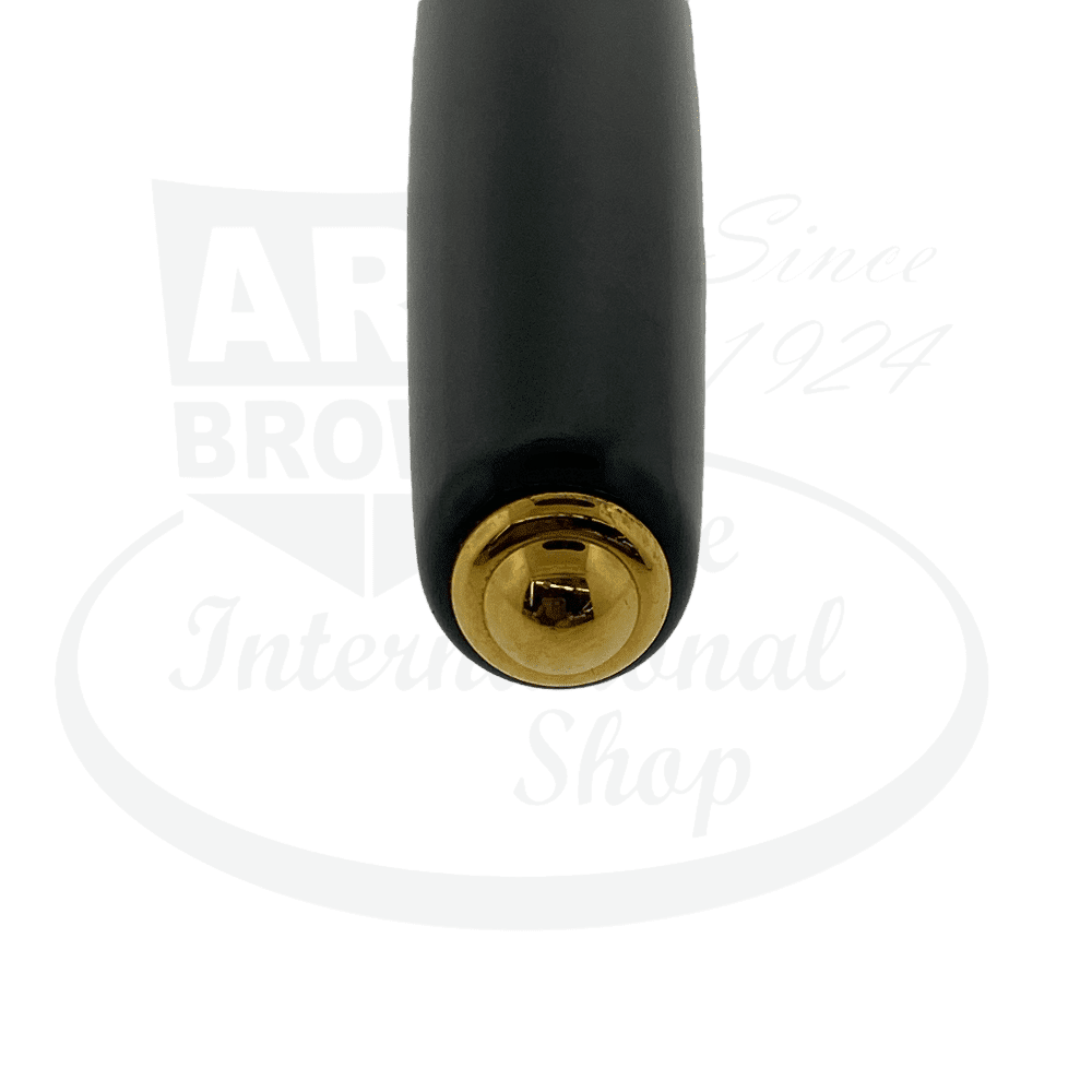 Cartier Vintage Pasha Fountain Pen Black Lacquer with Gold FInish