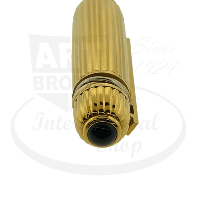 Cartier Vintage Pasha Fountain Pen Black Lacquer with Gold FInish